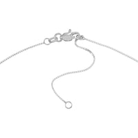 Olas d'Oro - 14K White Gold 18" Adjustable Box Chain with Lobster Lock Sleek & Elegant Design