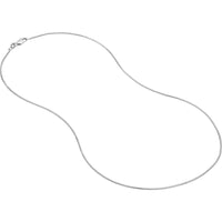 Olas d'Oro - 14K White Gold 18" 1mm Snake Chain Necklace with Lobster Lock - 2.88 Grams
