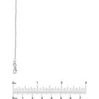 Olas d'Oro - 14K White Gold 18" Sparkle Singapore Chain Necklace with Lobster Lock - 1.37mm Width