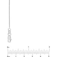 Olas d'Oro - 14K White Gold 18" Wheat Chain Necklace with Lobster Clasp - 0.85mm