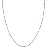 Olas d'Oro - 14K White Gold 2.50mm Open Cable Chain Necklace - 18 Inches