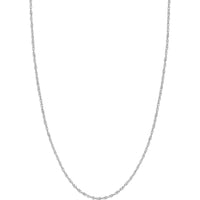 Olas d'Oro - 14K White Gold 2.6mm Designer Rope Chain with Lobster Lock - 20" Length