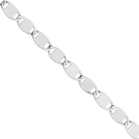 Olas d'Oro - 14K White Gold 2.7mm Valentino Chain Adjustable Choker Necklace with Lobster Clasp