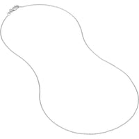 Olas d'Oro - 14K White Gold 20" Cable Chain Necklace with Lobster Clasp - 0.9mm Width