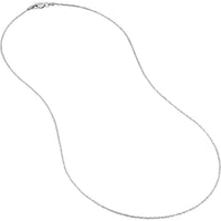 Olas d'Oro - 14K White Gold 20" Sparkle Chain with Lobster Clasp - 1.12mm