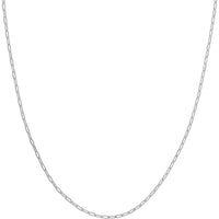Olas d'Oro - 14K White Gold 20" Paper Clip Chain Necklace - 4.52 Grams