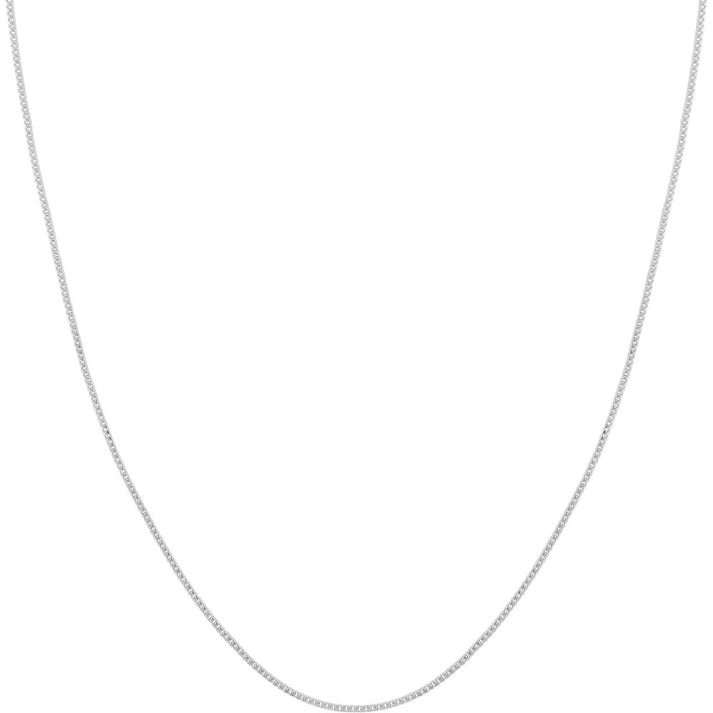 Olas d'Oro - 14K White Gold 24" 1.20mm Round Franco Chain with Lobster Clasp - 6.63 Grams
