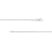 Olas d'Oro - 14K White Gold 24" 1.20mm Round Franco Chain with Lobster Clasp - 6.63 Grams