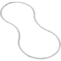 Olas d'Oro - 14K White Gold 24" Mariner Chain Necklace with Lobster Lock - 14.75 Grams Average Weight