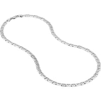 Olas d'Oro - 14K White Gold 24'' Mariner Chain Necklace with Lobster Lock - 29.7g Weight