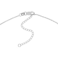 Olas d'Oro - 14K White Gold Adjustable Child's Cable Chain Necklace - 1.20mm, 13-15 inches