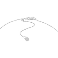 Olas d'Oro - 14K White Gold Adjustable Choker with 1/2pt Diamond - Design