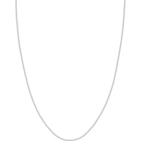Olas d'Oro - 14K White Gold Adjustable Snake Chain Necklace with Slider - 22" Length, 5.06 grams
