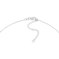 Olas d'Oro - 14K White Gold Bead Chain Necklace - Customizable Design with Lobster Clasp