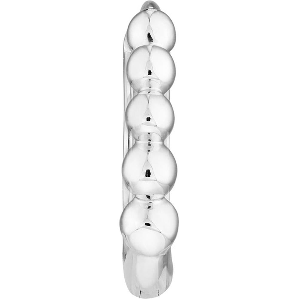 Olas d'Oro - 14K White Gold Beaded Mini Huggie Earrings - 1.55 Grams