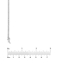 Olas d'Oro - 14K White Gold Diamond 18" Tennis Necklace with 4-1/2 Total Carat Weight