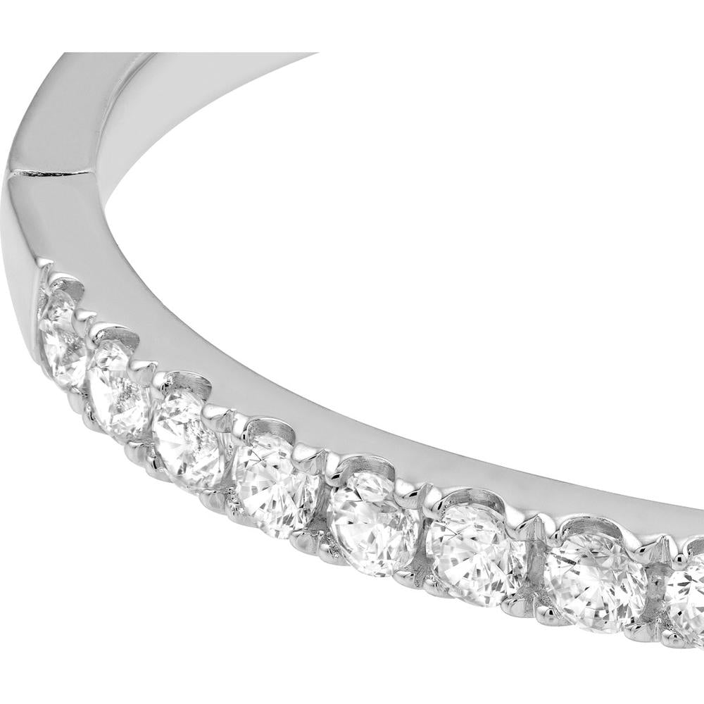 Olas d'Oro - 14K White Gold Diamond Bangle Bracelet with 2-5/8 Carat Total Diamond Weight