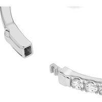 Olas d'Oro - 14K White Gold Diamond Bangle Bracelet with 2-5/8 Carat Total Diamond Weight