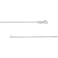 Olas d'Oro - 14K White Gold Diamond Center Station Necklace - 0.96 Carat Total Diamond Weight