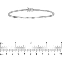 Olas d'Oro - 14K White Gold Diamond Tennis Bracelet - 1.95 Carat Total Diamond Weight