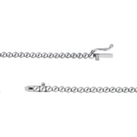 Olas d'Oro - 14K White Gold Diamond Tennis Necklace - 4.68 Carat Total Diamond Weight