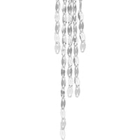 Olas d'Oro - 14K White Gold Hammered Forzentina Chain Earring Extensions