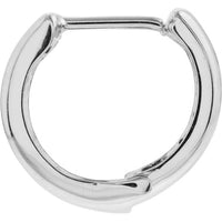 Olas d'Oro - 14K White Gold Mini Hoop Earrings  1.17g Total Weight
