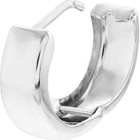 Olas d'Oro - 14K White Gold Mini Hoop Earrings  1.17g Total Weight