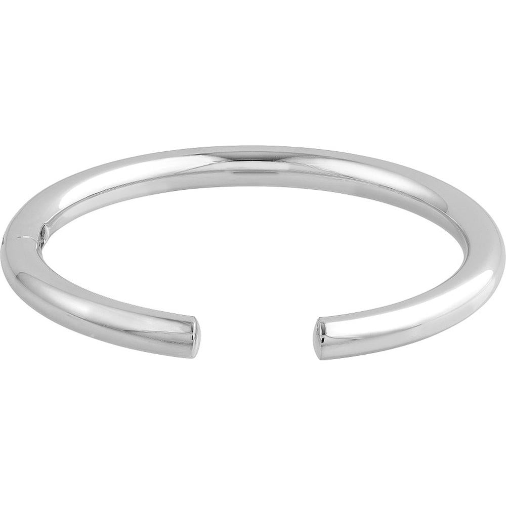 Olas d'Oro - 14K White Gold Open Polished Bangle Bracelet - 13.00g