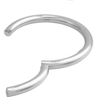 Olas d'Oro - 14K White Gold Open Polished Bangle Bracelet - 13.00g