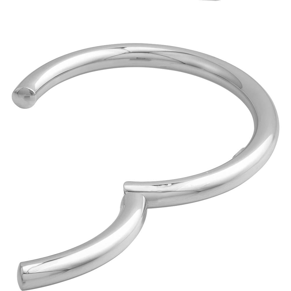 Olas d'Oro - 14K White Gold Open Polished Bangle Bracelet - 13.00g