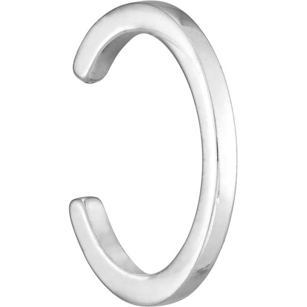 Olas d'Oro - 14K White Gold Polished Earring Cuffs - Timeless and Versatile Design