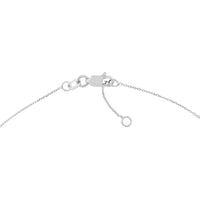 Olas d'Oro - 14K White Gold Slanted Gothic Initial Bracelet