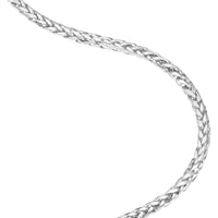 Olas d'Oro - 14K White Gold Spiga Chain Bracelet - 3.40mm, 3.85 Grams Total Weight