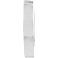 Olas d'Oro - 14K White Gold Square Tube Mini Hoop Earrings 1.10 Grams Total Weight