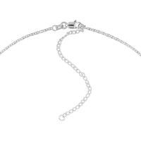 Olas d'Oro - 14K White Gold Valentino Adjustable Choker Chain - 1.68 Grams Total Weight