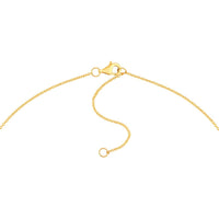 Olas d'Oro - 14K Yellow Gold 0.44 Carat Diamond & Tsavorite Station Necklace with Bezel Setting