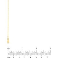 Olas d'Oro - 14K Yellow Gold 1.12mm Sparkle Chain Necklace with Lobster Lock - 20" - 2.17 Grams Weight