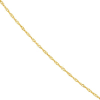 Olas d'Oro - 14K Yellow Gold 1.15mm Singapore Chain Necklace - 24 Inches