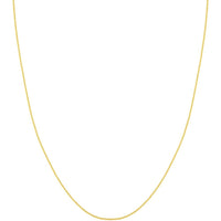 Olas d'Oro - 14K Yellow Gold 1.20mm Open Cable Chain Necklace - 18" Length, Lobster Clasp Closure