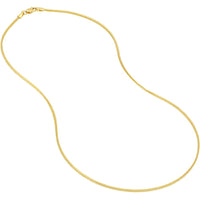 Olas d'Oro - 14K Yellow Gold 1.20mm Round Franco Chain Necklace - 18" - 5.05 Grams