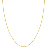 Olas d'Oro - 14K Yellow Gold 1.6mm Open Cable Chain Necklace - 16" Length