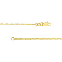 Olas d'Oro - 14K Yellow Gold 1.6mm Open Cable Chain Necklace - 16" Length