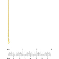 Olas d'Oro - 14K Yellow Gold 1.6mm Open Cable Chain Necklace - 16" Length