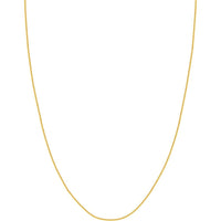 Olas d'Oro - 14K Yellow Gold 1.75mm Square Wheat Chain with Lobster Clasp - 16" Necklace