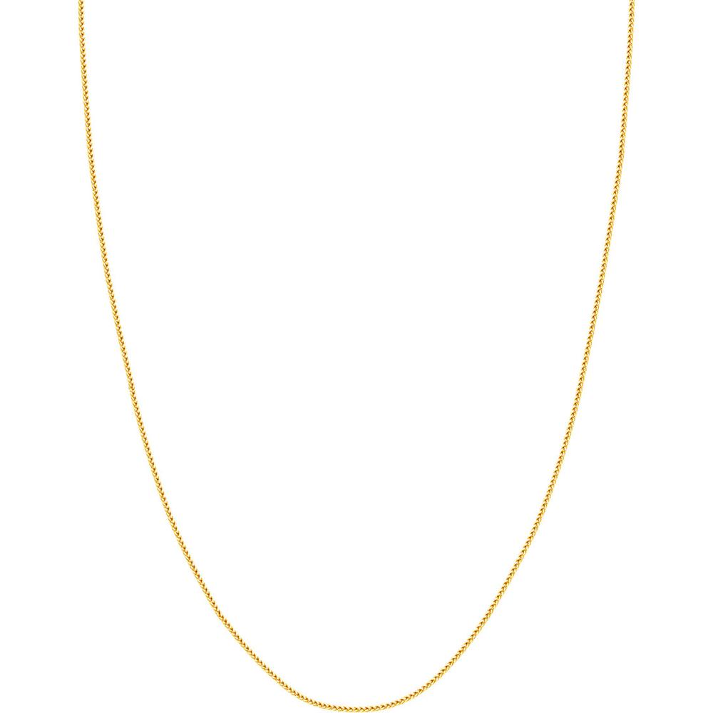 Olas d'Oro - 14K Yellow Gold 1.75mm Square Wheat Chain with Lobster Clasp - 16" Necklace