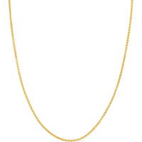 Olas d'Oro - 14K Yellow Gold 1.85mm Mirror Popcorn Chain Bracelet - 7.25"