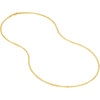 Olas d'Oro - 14K Yellow Gold 1.85mm Mirror Popcorn Chain Necklace - 20"