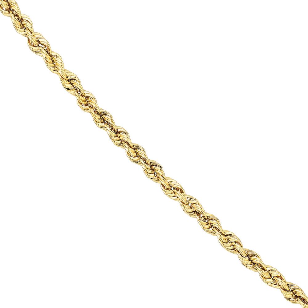 Olas d'Oro - 14K Yellow Gold 1.8mm Light Rope Chain with Lobster Lock - 18" Length
