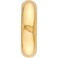 Olas d'Oro - 14K Yellow Gold 10mm Polished Open Hoop Earrings - 3.10 Grams Weight